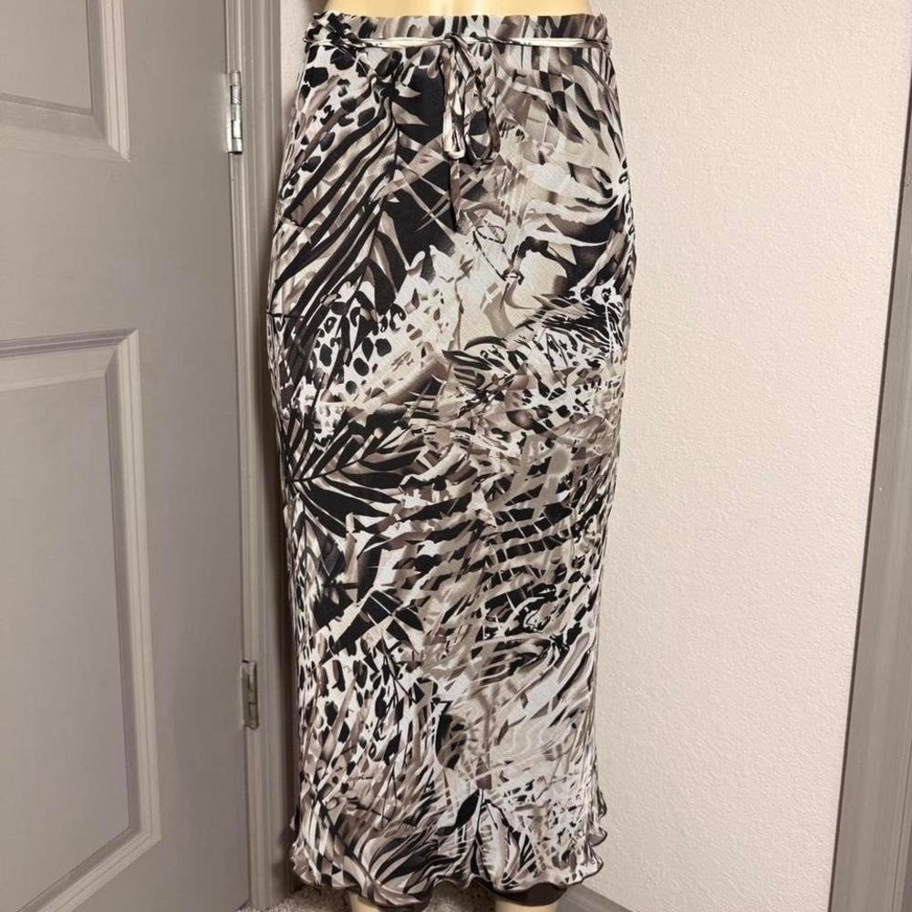 Canda Y2K  abstract print maxi skirt